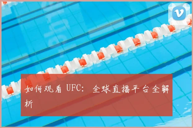 如何观看 UFC：全球直播平台全解析
